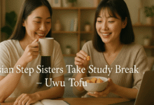 Asian Step Sisters Take Study Break - Uwu Tofu