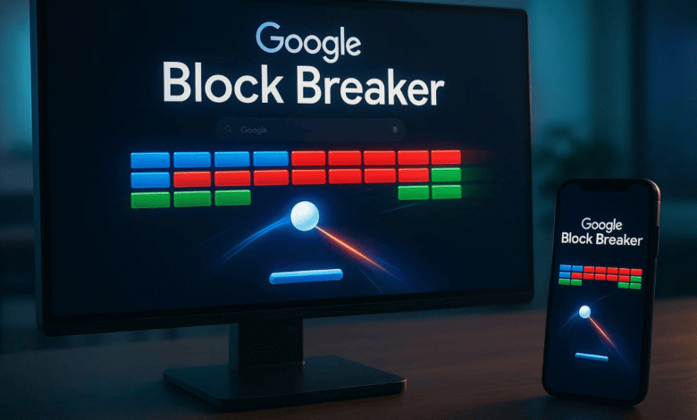 Google Block Breaker